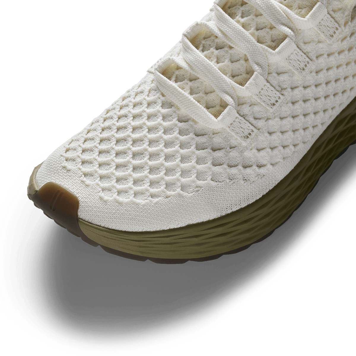 Men's Mineral White Olive Allday Knit Shoes