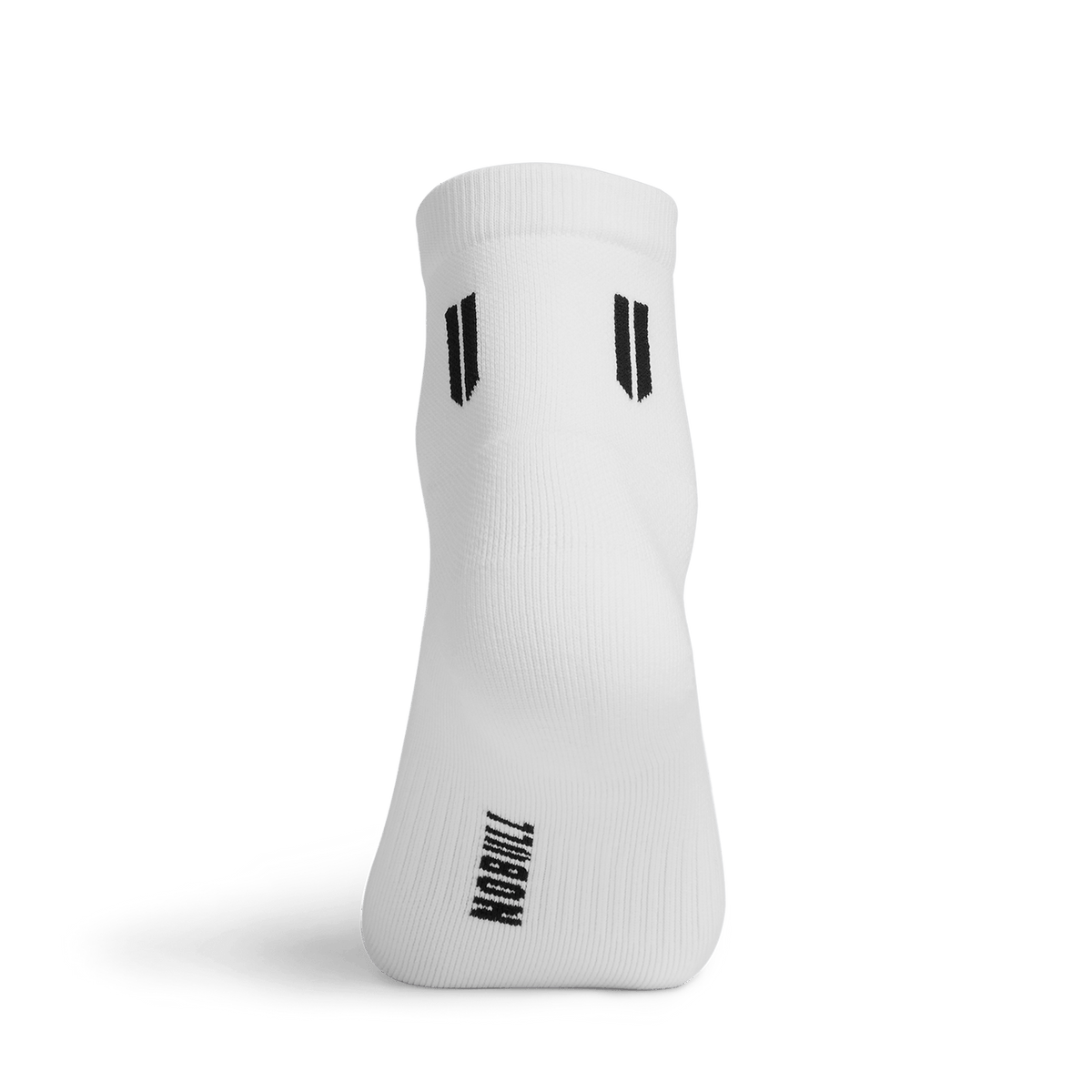 White Quarter Crew Performance Sock