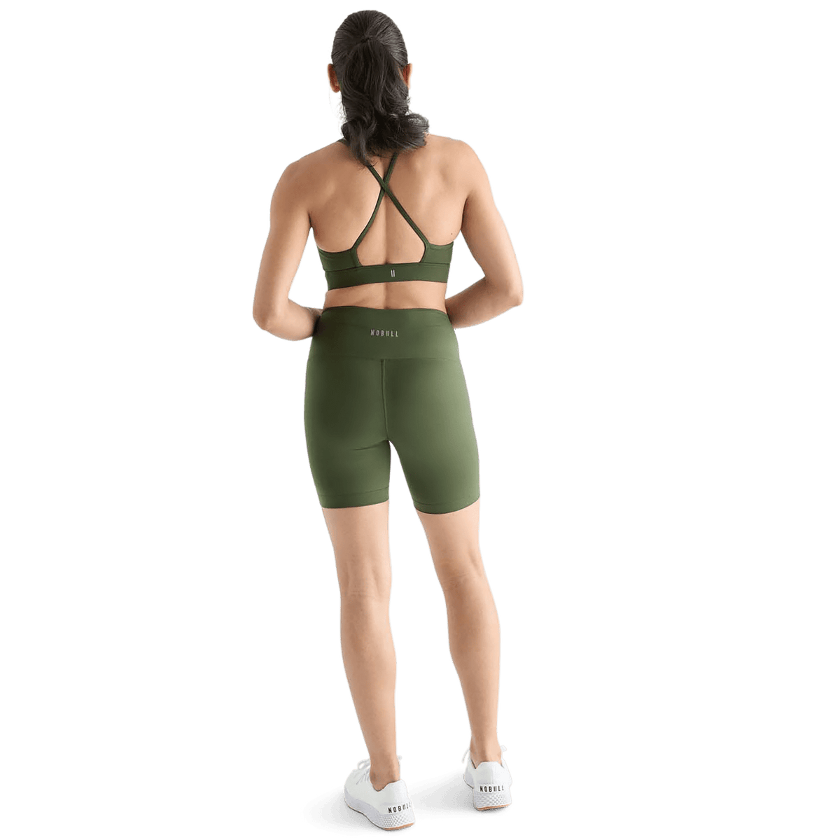 Women's Dark Army 6" High-Rise Matte Short