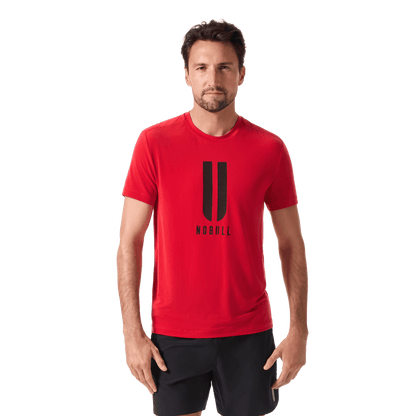 Men's Equestrian Red U NOBULL Tee