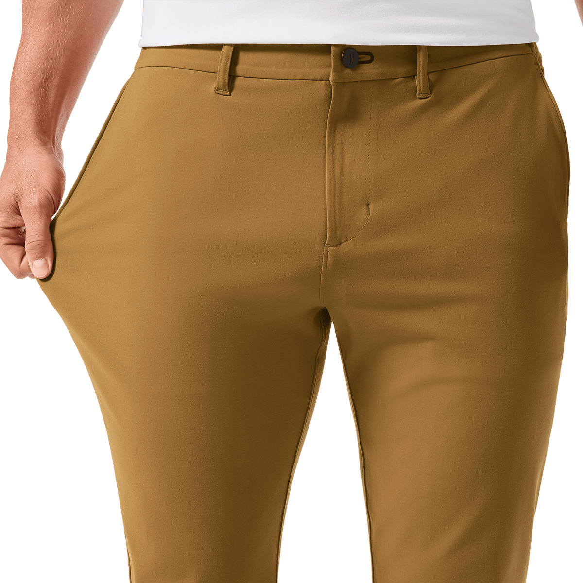 Men's Saddle Tan Gamechanger 5-Pocket Pant  X Public Rec