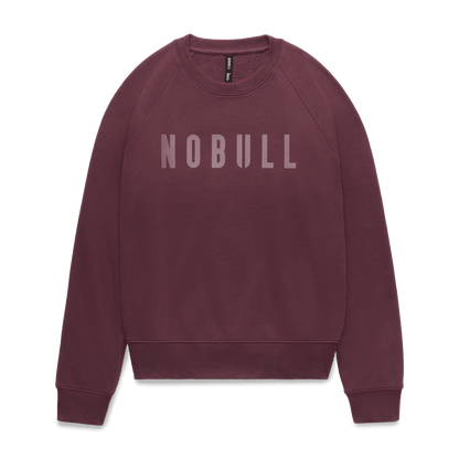Women's Dark Burgundy NOBULL Crew