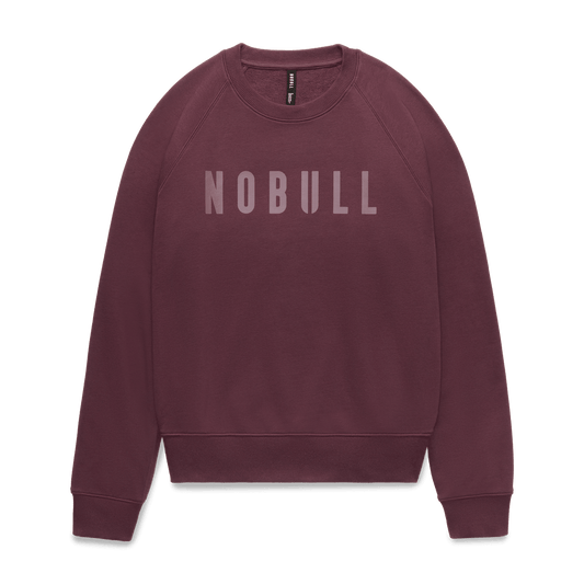 Women's Dark Burgundy NOBULL Crew