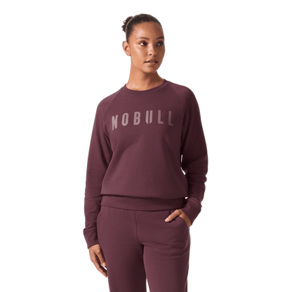 Women's Dark Burgundy NOBULL Crew