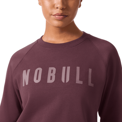 Women's Dark Burgundy NOBULL Crew