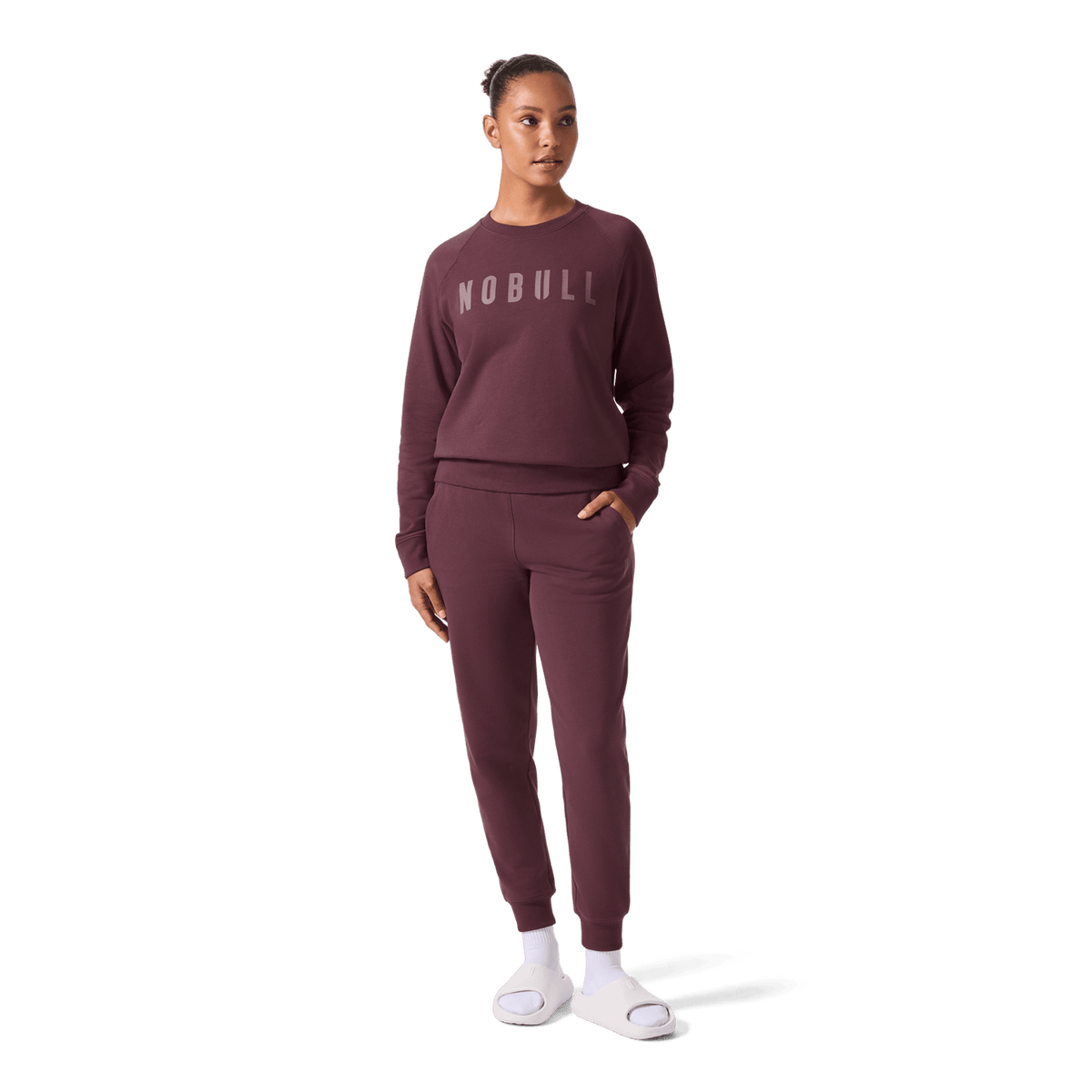 Women's Dark Burgundy NOBULL Jogger