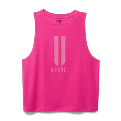 Women's Signal Pink U NOBULL Muscle Tank Top
