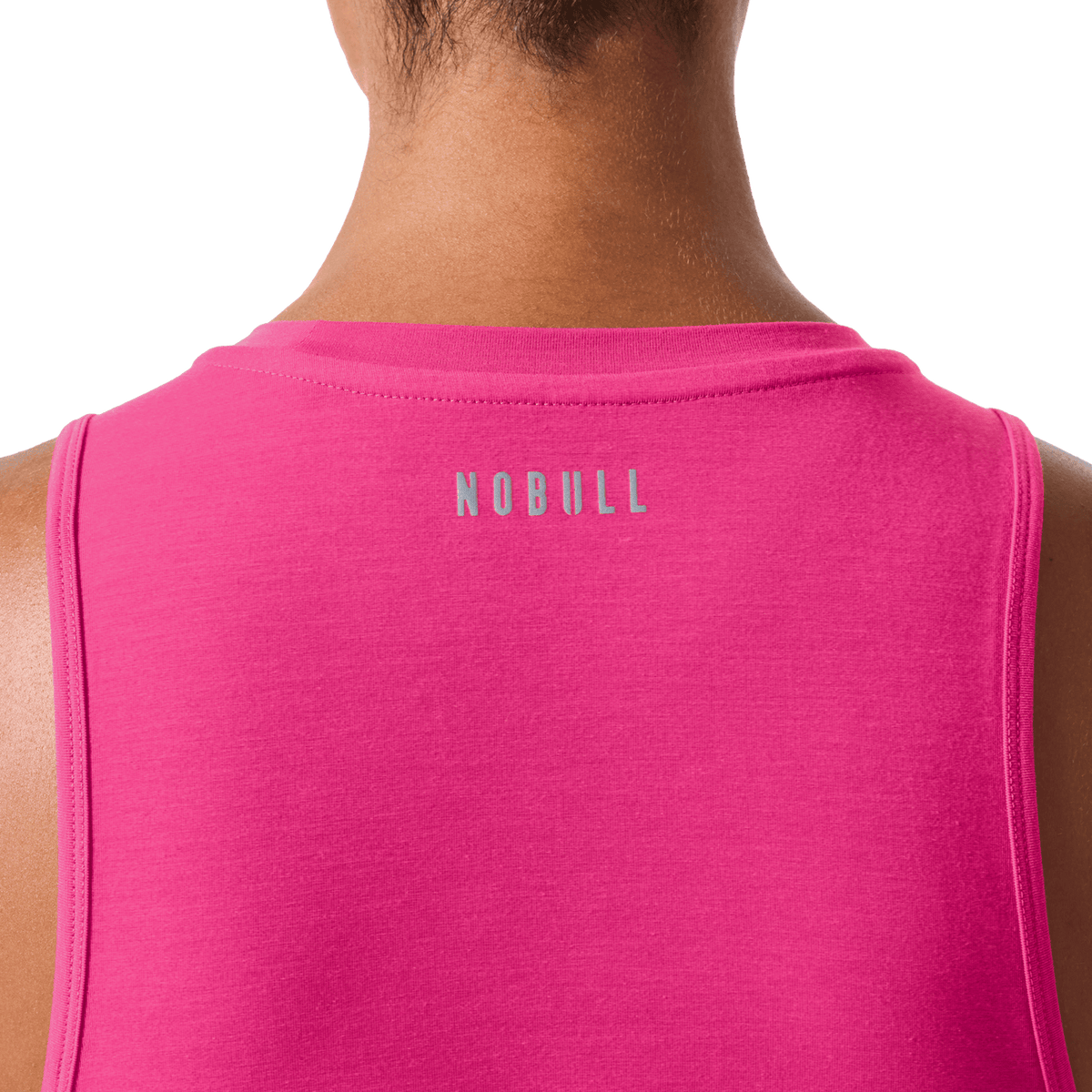 Women's Signal Pink U NOBULL Muscle Tank Top