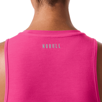 Women's Signal Pink U NOBULL Muscle Tank Top