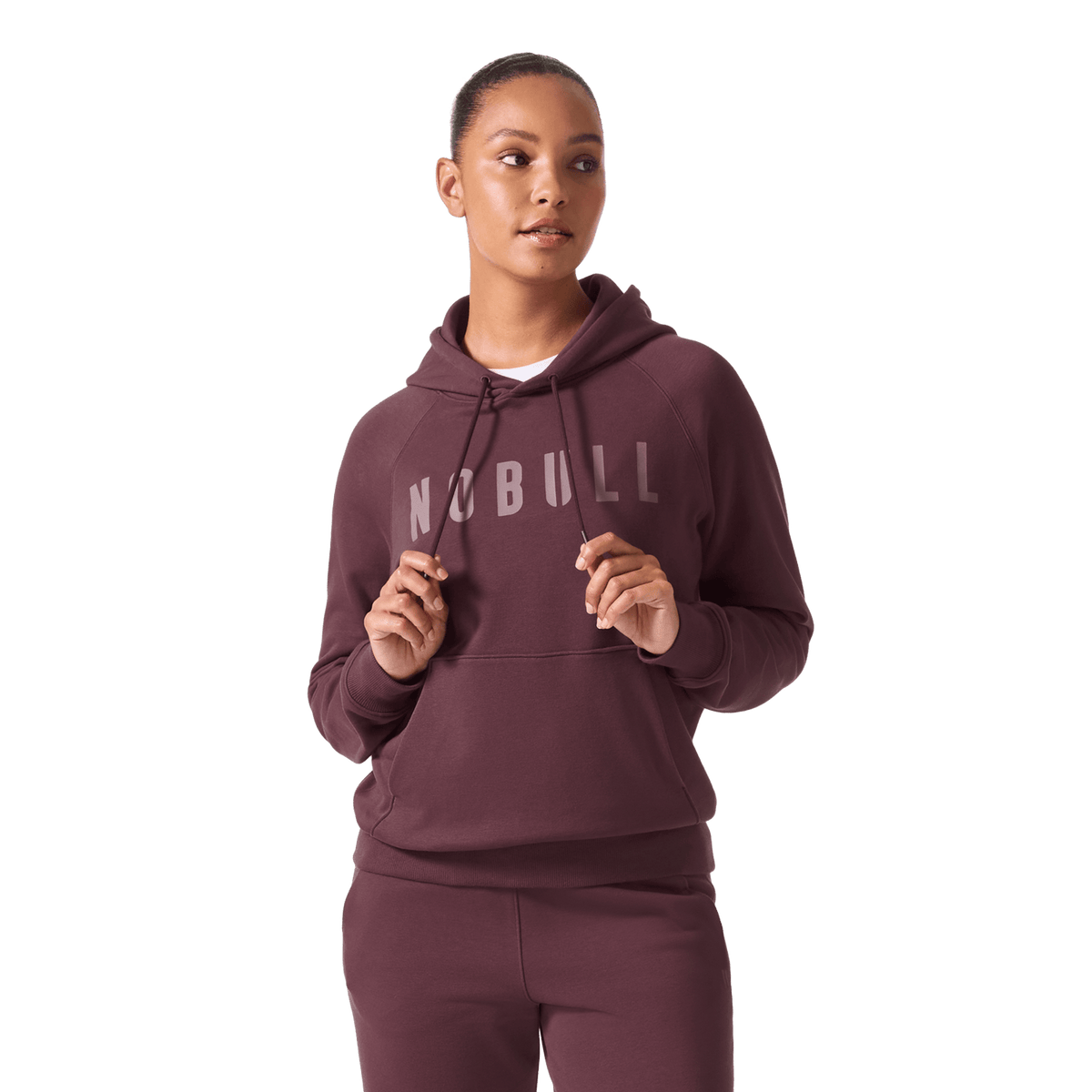 Women's Dark Burgundy NOBULL Hoodie