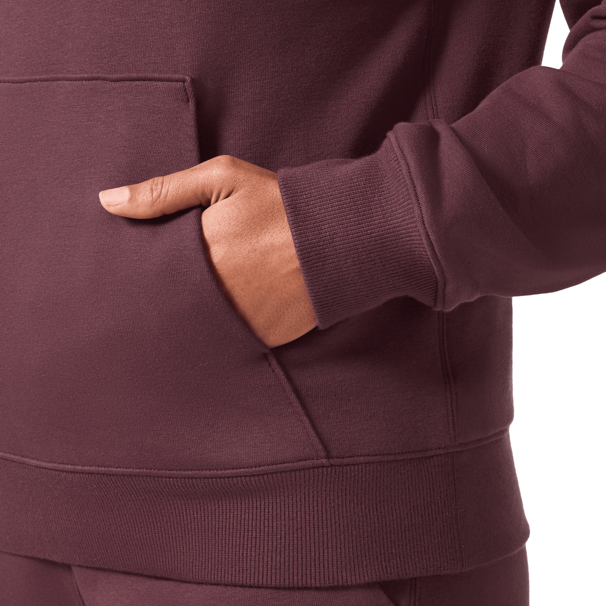 Women's Dark Burgundy NOBULL Hoodie