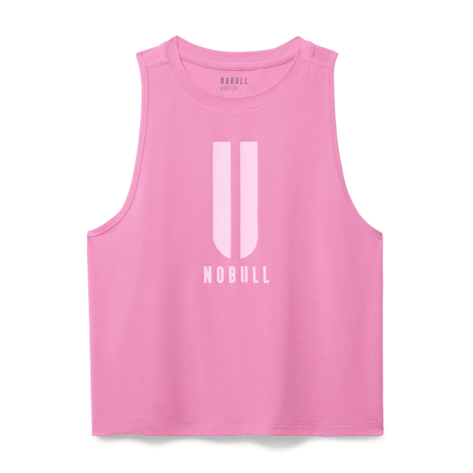 Women's Soft Pink U NOBULL Muscle Tank Top