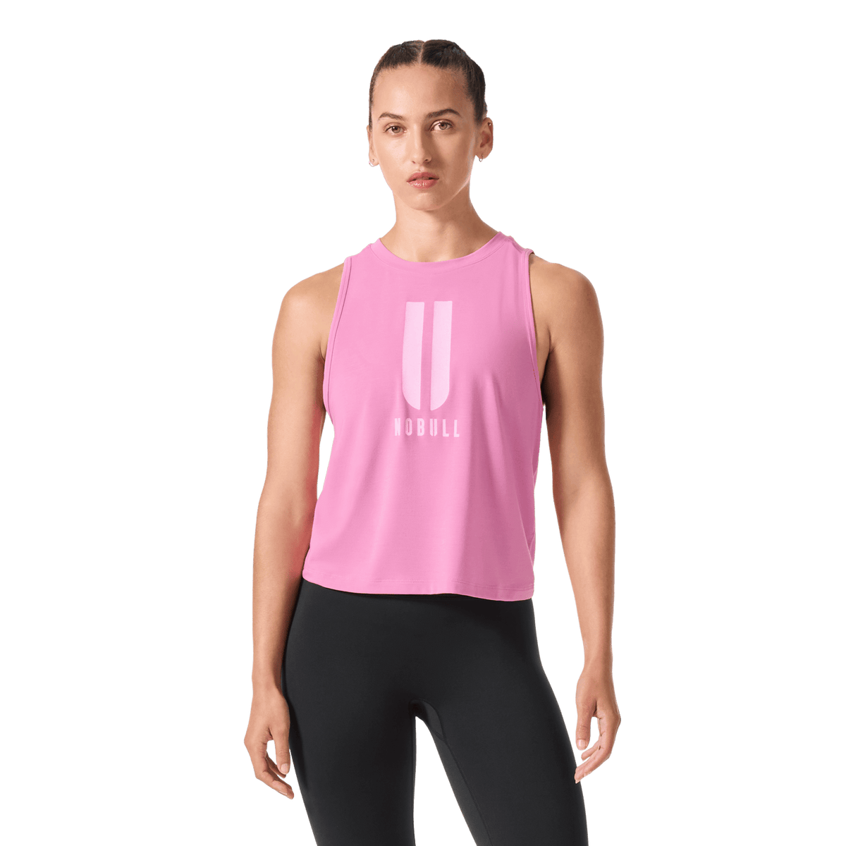 Women's Soft Pink U NOBULL Muscle Tank Top