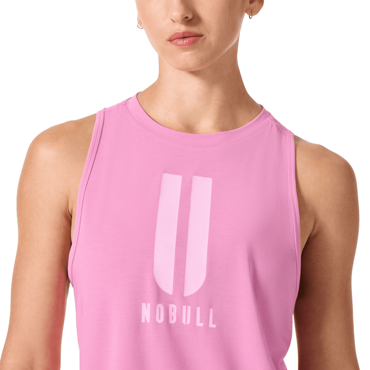 Women's Soft Pink U NOBULL Muscle Tank Top