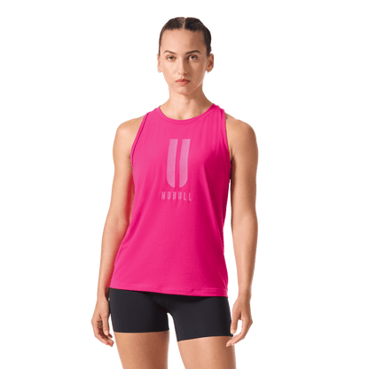 Women's Signal Pink U NOBULL High-Neck Tank