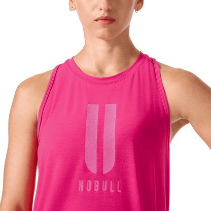 Women's Signal Pink U NOBULL High-Neck Tank