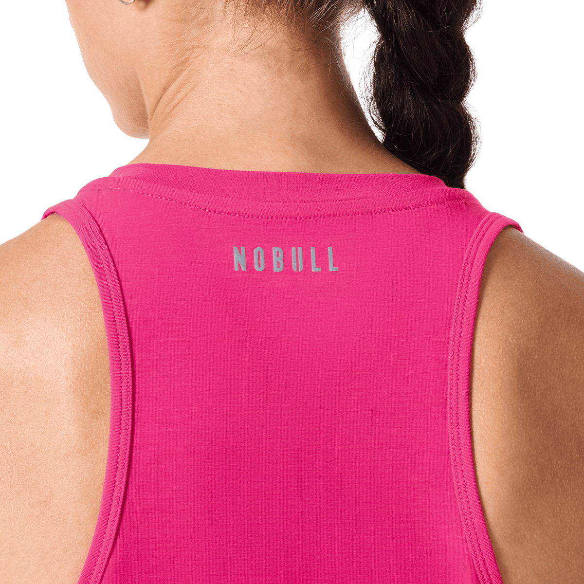 Women's Signal Pink U NOBULL High-Neck Tank