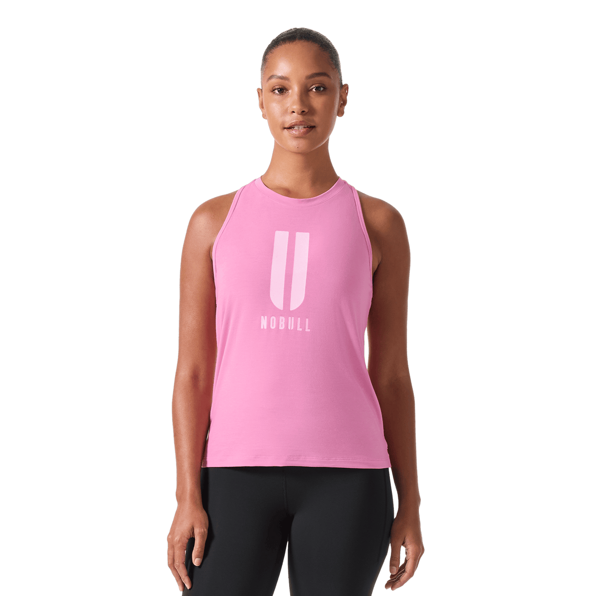 Women's Soft Pink U NOBULL High-Neck Tank
