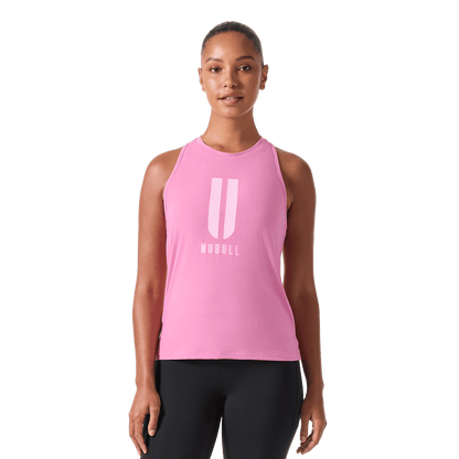 Women's Soft Pink U NOBULL High-Neck Tank