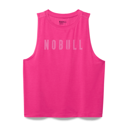 Women's Signal Pink NOBULL Muscle Tank Top