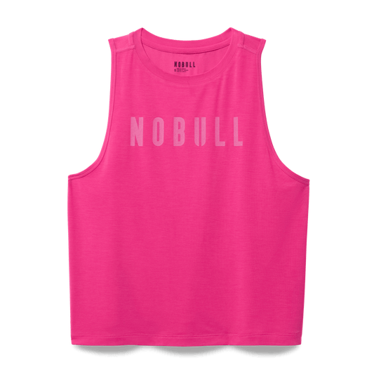 Women's Signal Pink NOBULL Muscle Tank Top