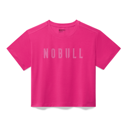 Women's Signal Pink NOBULL Boxy Tee