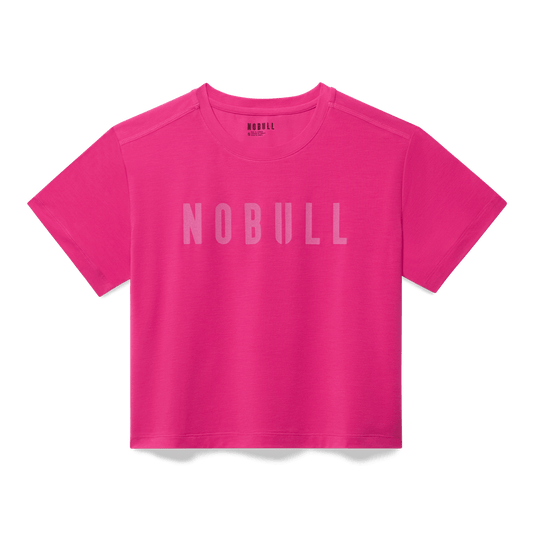 Women's Signal Pink NOBULL Boxy Tee
