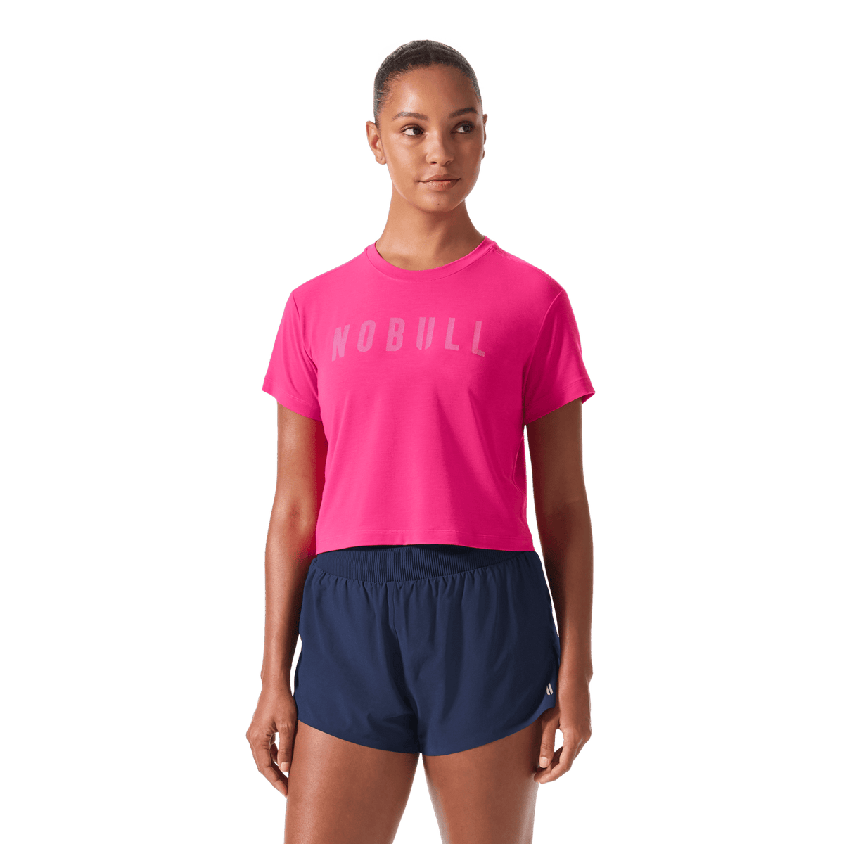 Women's Signal Pink NOBULL Boxy Tee