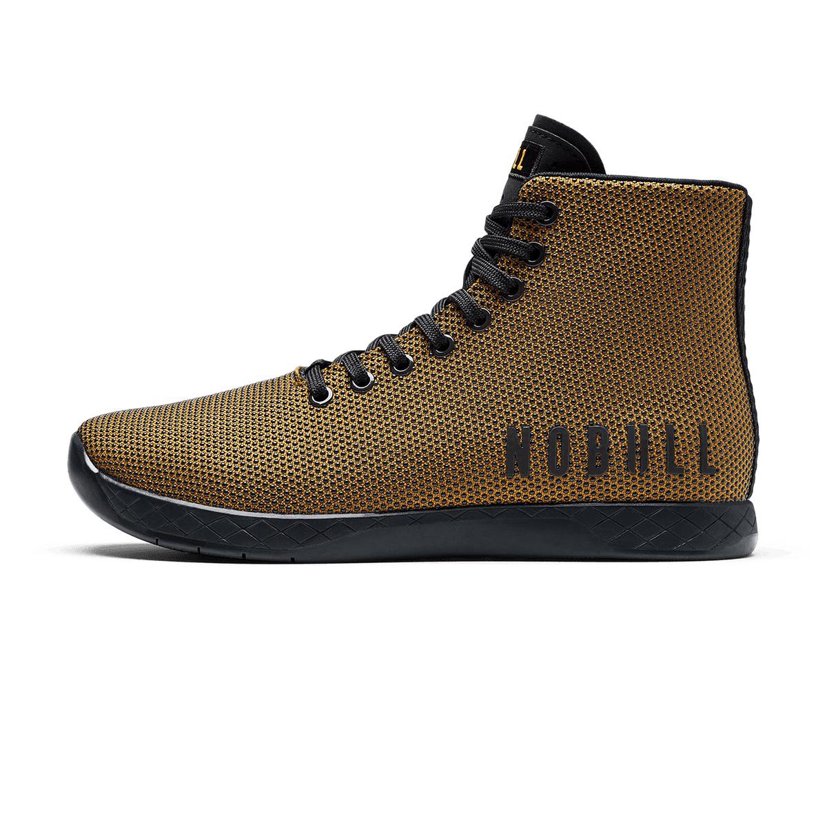 Men's Dark Tan Jet Black Outwork High-Top Shoes