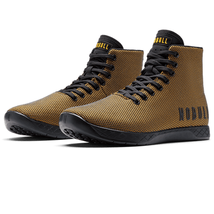 Men's Dark Tan Jet Black Outwork High-Top Shoes