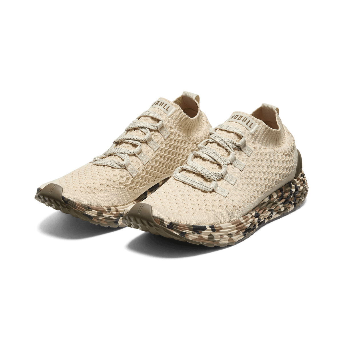 Men's Beige Camo Allday Knit Shoes