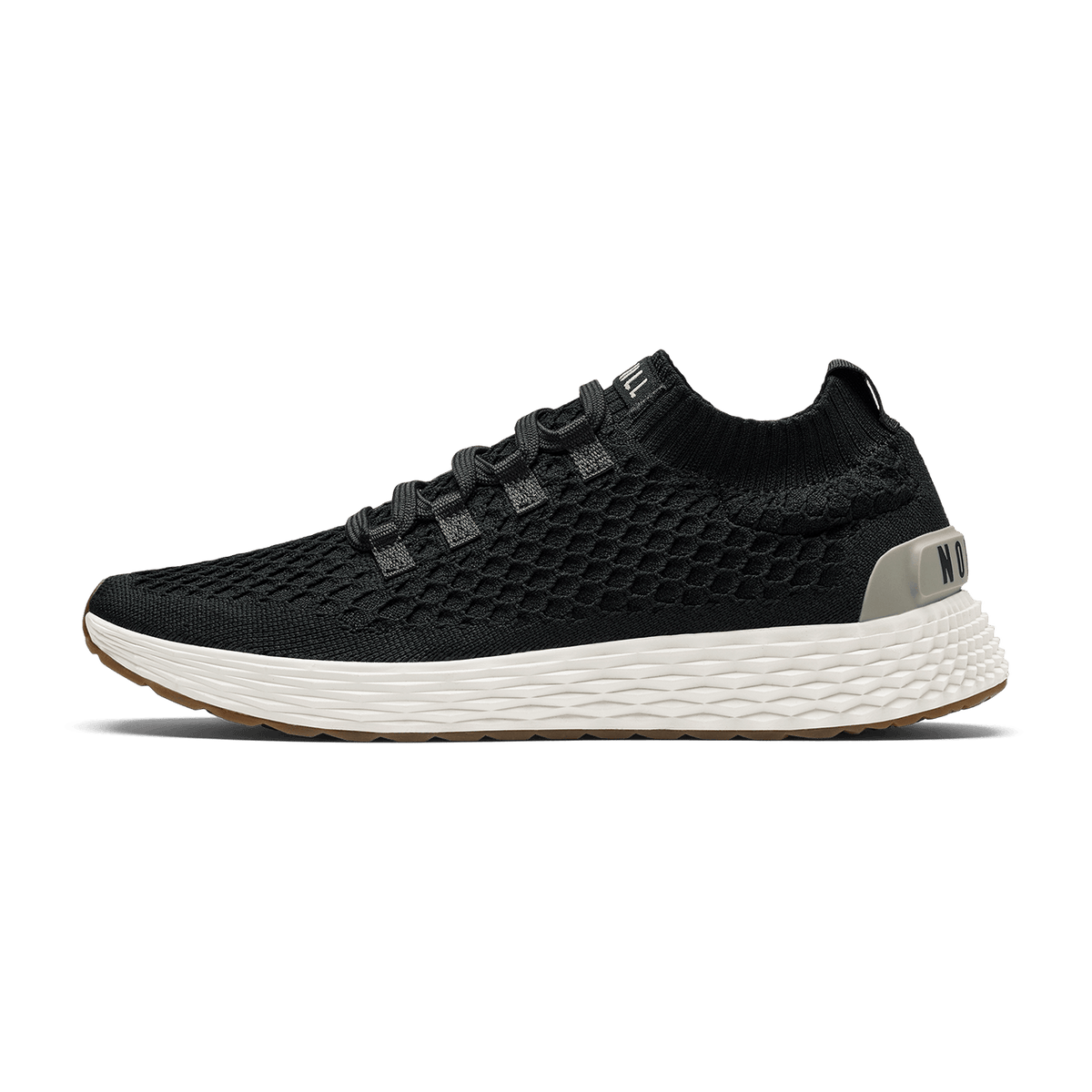 Men's Jet Black Allday Knit Shoes