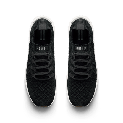 Men's Jet Black Allday Knit Shoes