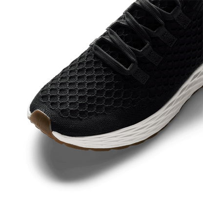 Men's Jet Black Allday Knit Shoes