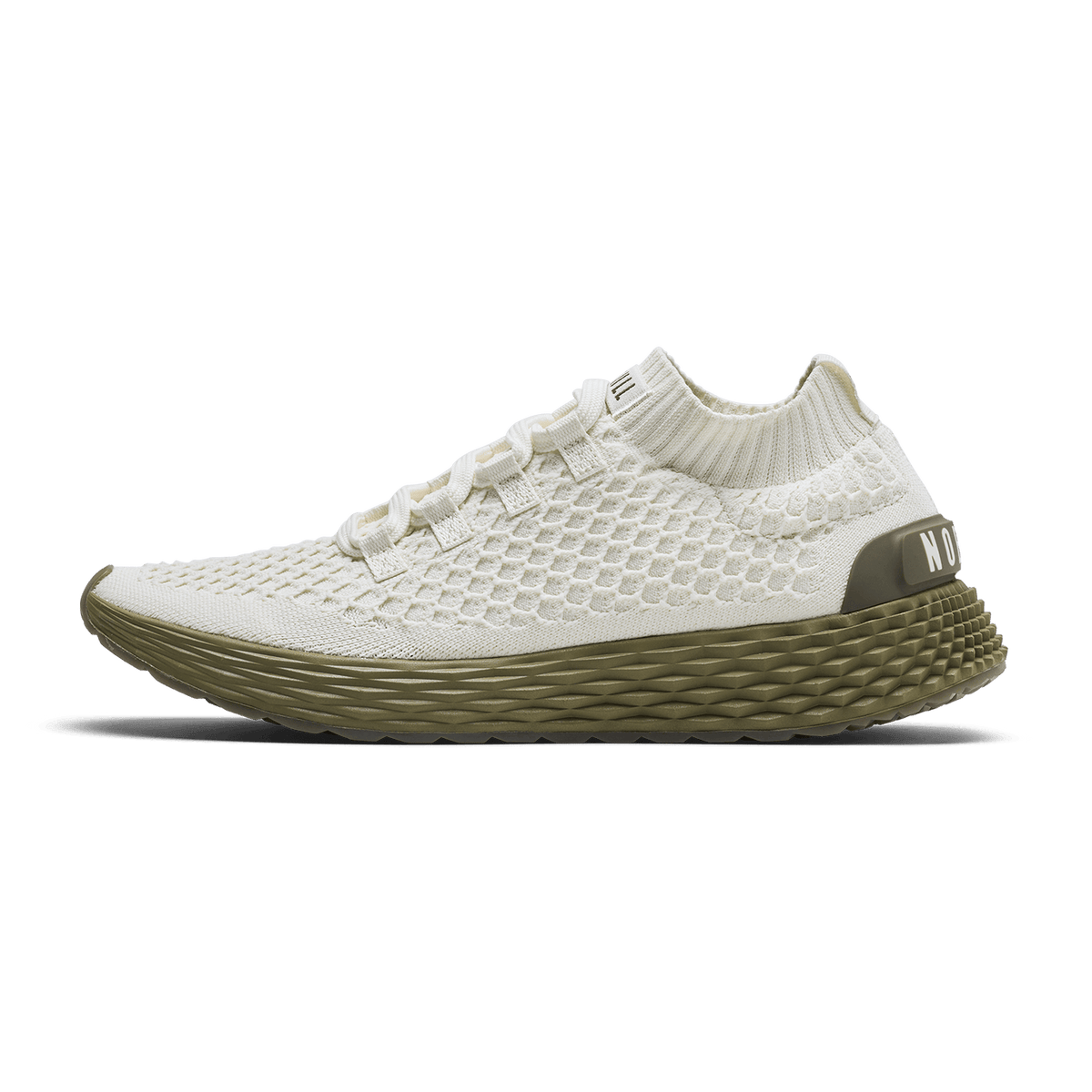 Men's Mineral White Olive Allday Knit Shoes