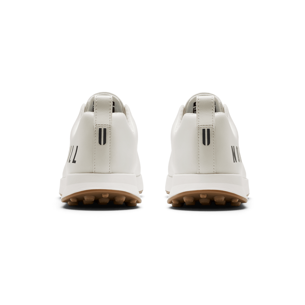 Men's White Leather Golf Shoes