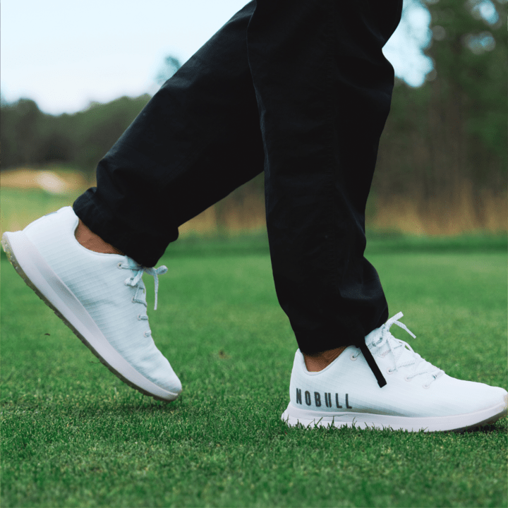 Men's White Ripstop Golf Shoes