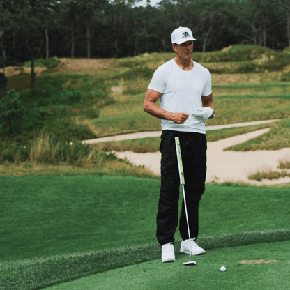 Men's White Ripstop Golf Shoes