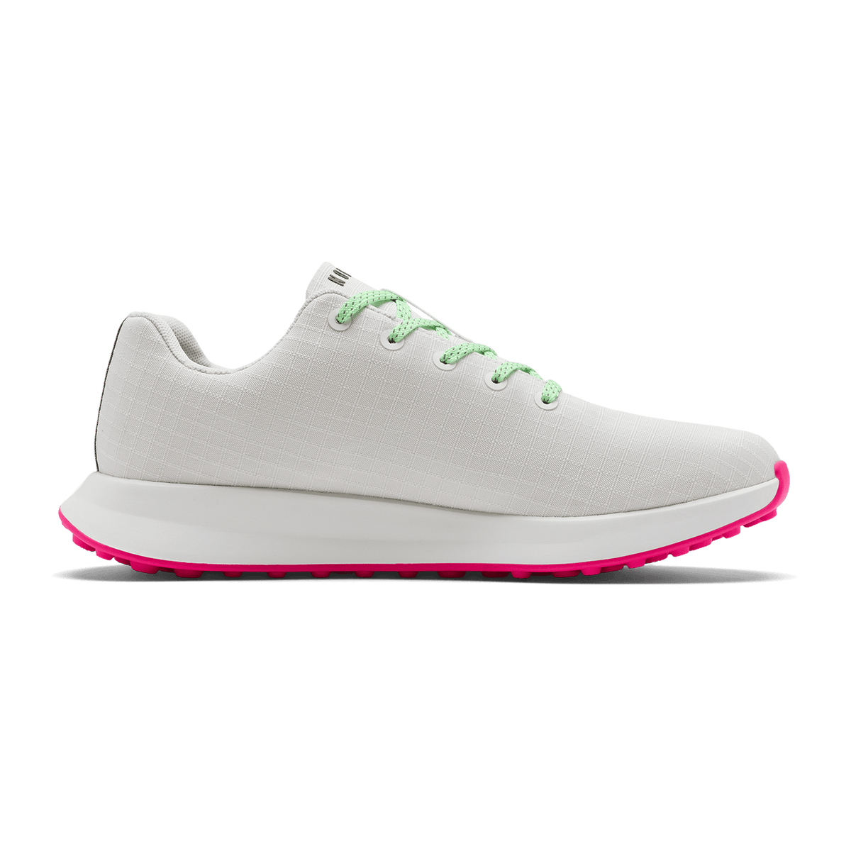 Men's Classic White Pink Glo Ripstop Golf Shoes