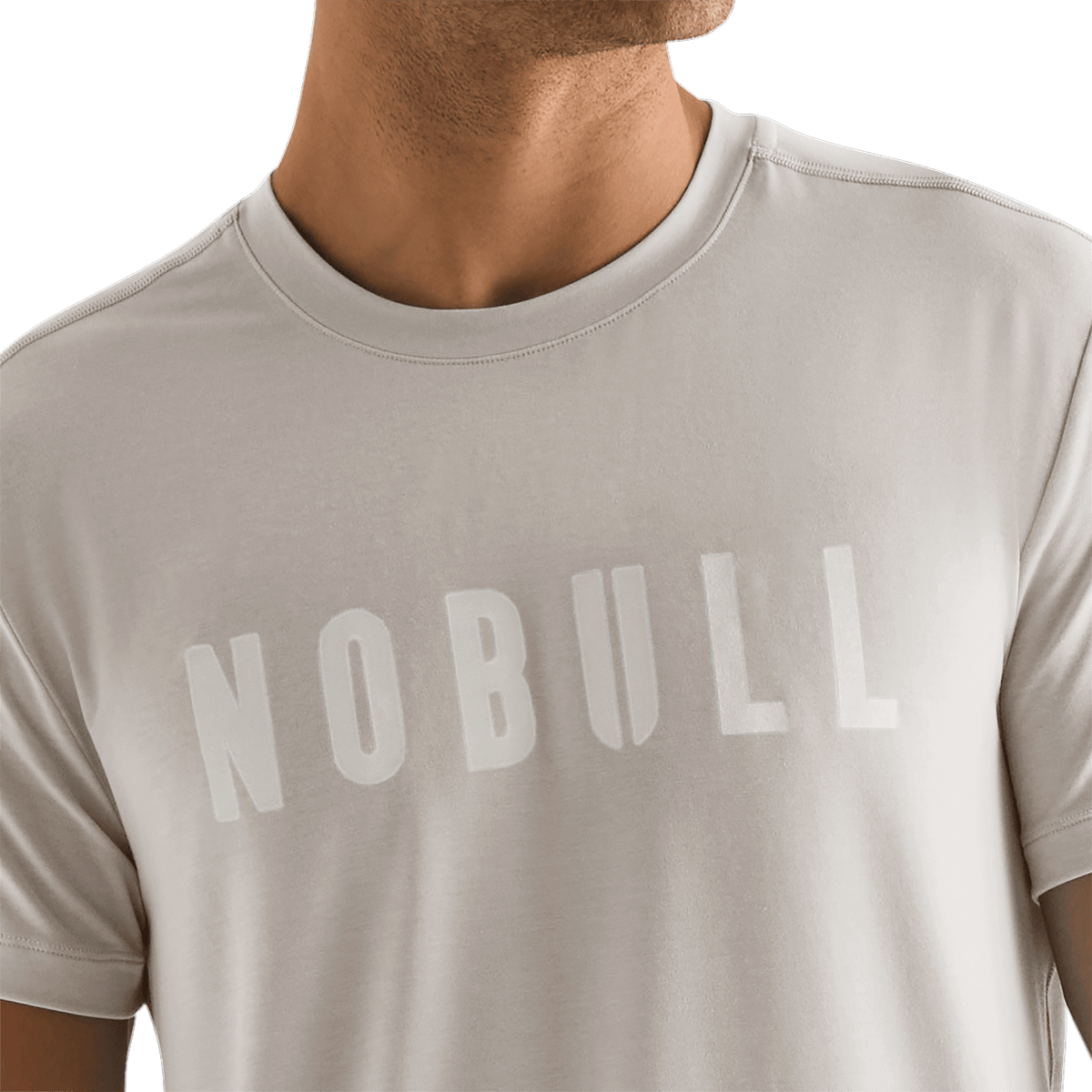Men's Oatmeal NOBULL Tee