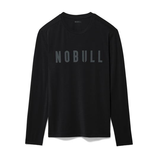 Men's Black NOBULL Long Sleeve Tee