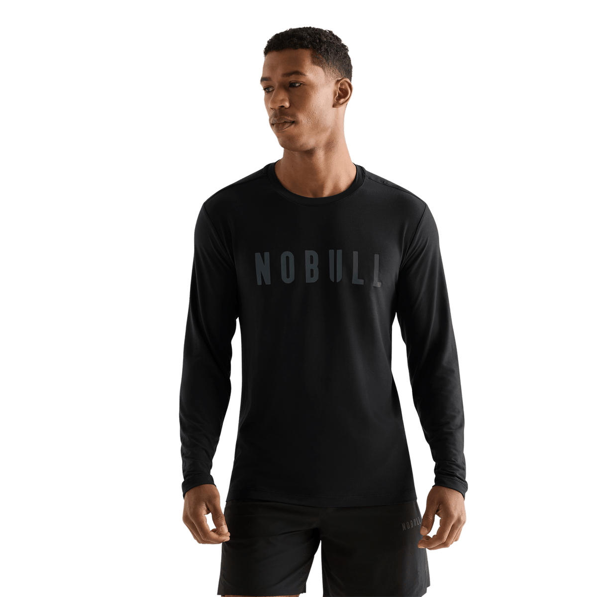 Men's Black NOBULL Long Sleeve Tee