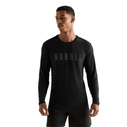 Men's Black NOBULL Long Sleeve Tee