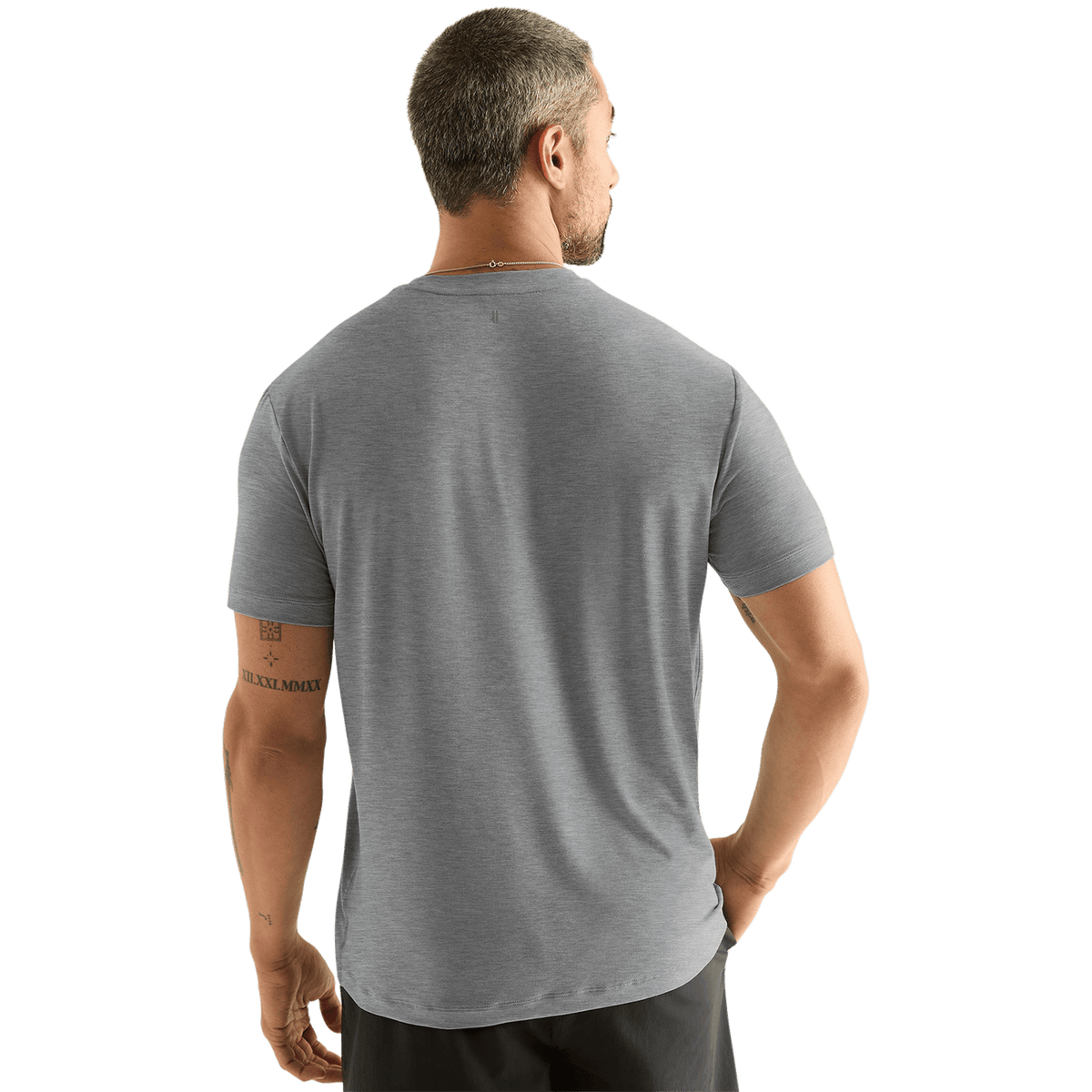 Men's Heather Gray NOBULL Tee