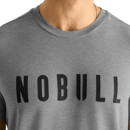 Men's Heather Gray NOBULL Tee