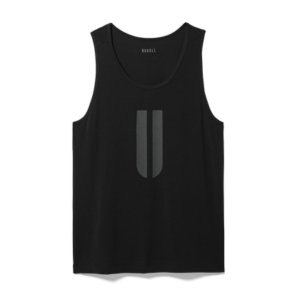 Men's Black U Tank Top