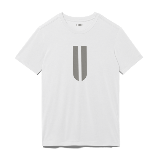 Men's White U Tee