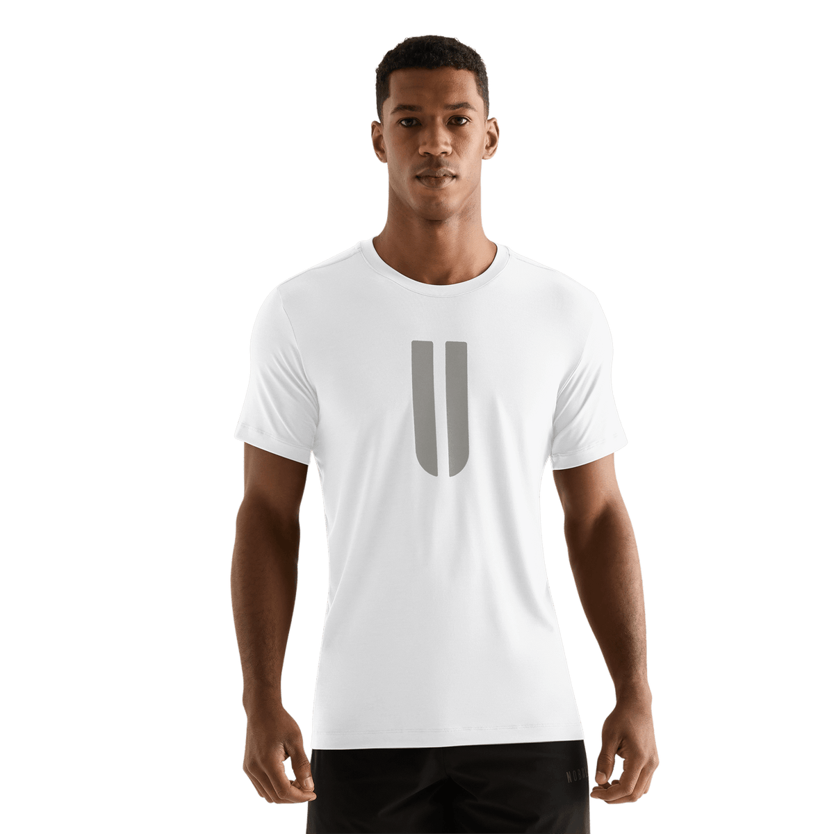 Men's White U Tee