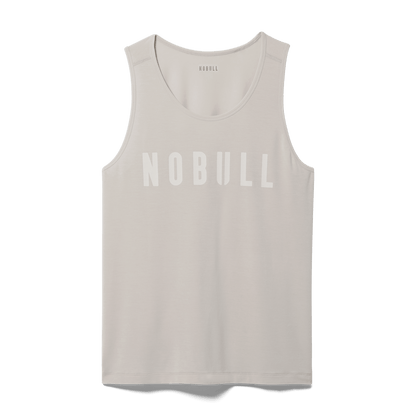 Men's Oatmeal NOBULL Tank Top