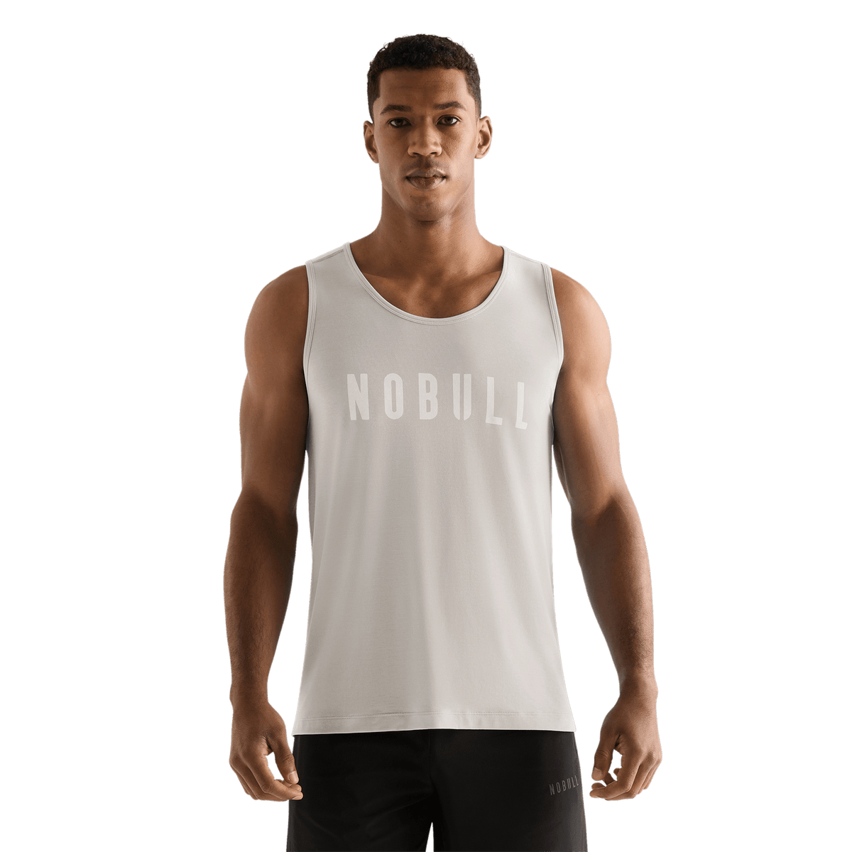 Men's Oatmeal NOBULL Tank Top